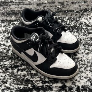 Nike Kids Black and White Sneakers